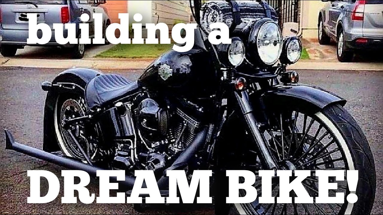Building a custom Motorcycle, The Harley dream build part 1, HARLEY DAVIDSON BUILD