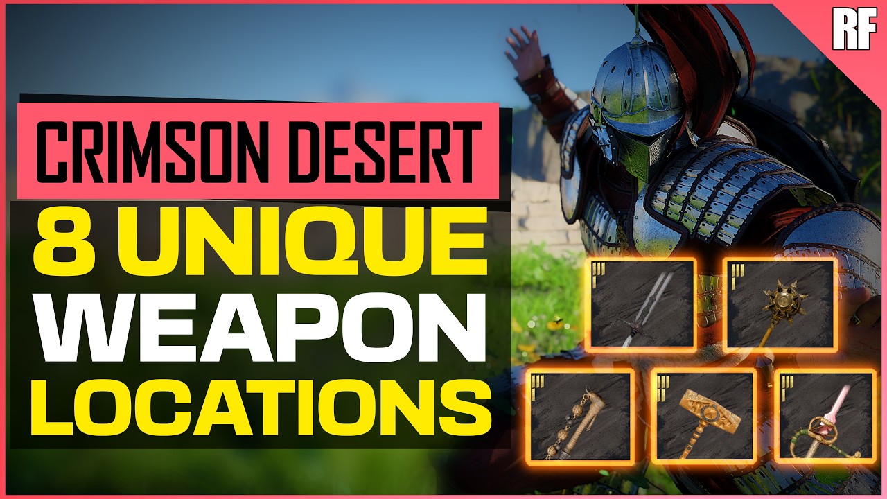 8 уникальных видов оружия, которых вы ещё не видели | Crimson Desert