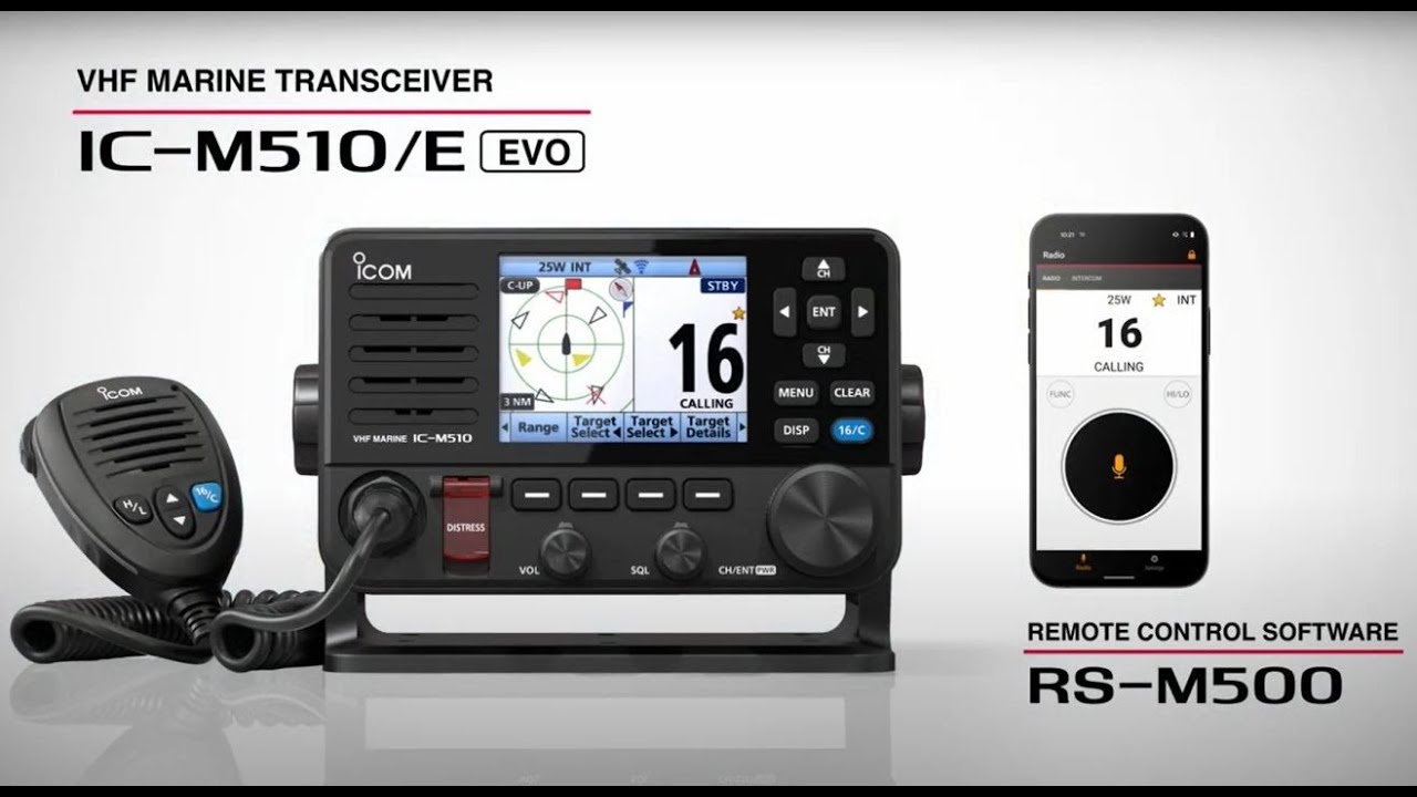 Unveiling the Icom IC-M510 EVO: The Evolution of Our Advanced Fixed-Mount Marine VHF Radio