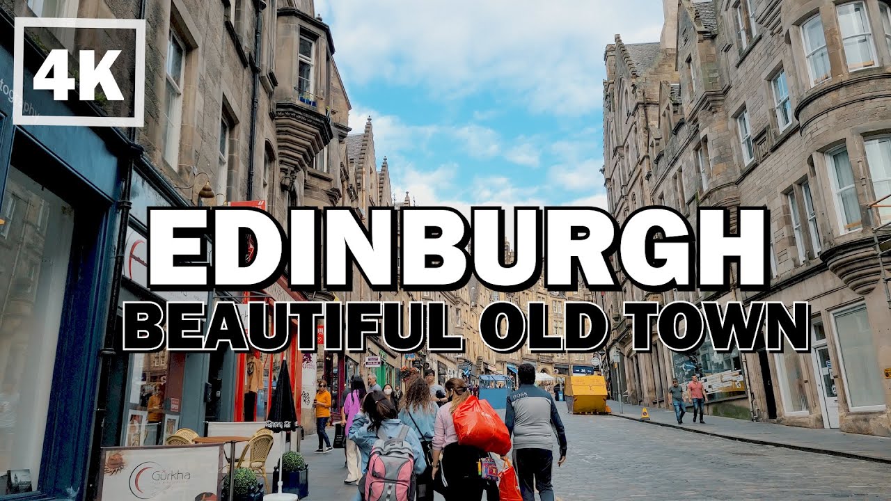 EDINBURGH SCOTLAND - 🎈Virtual Walking Tour around the Beautiful Old Town