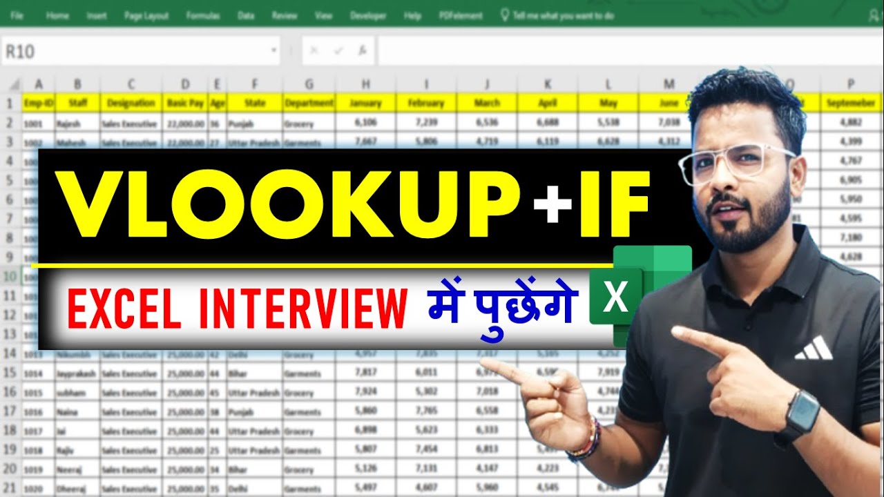 How to apply VLOOKUP in Excel | vlookup in Excel | EXCEL VLOOKUP with IF #vlookup