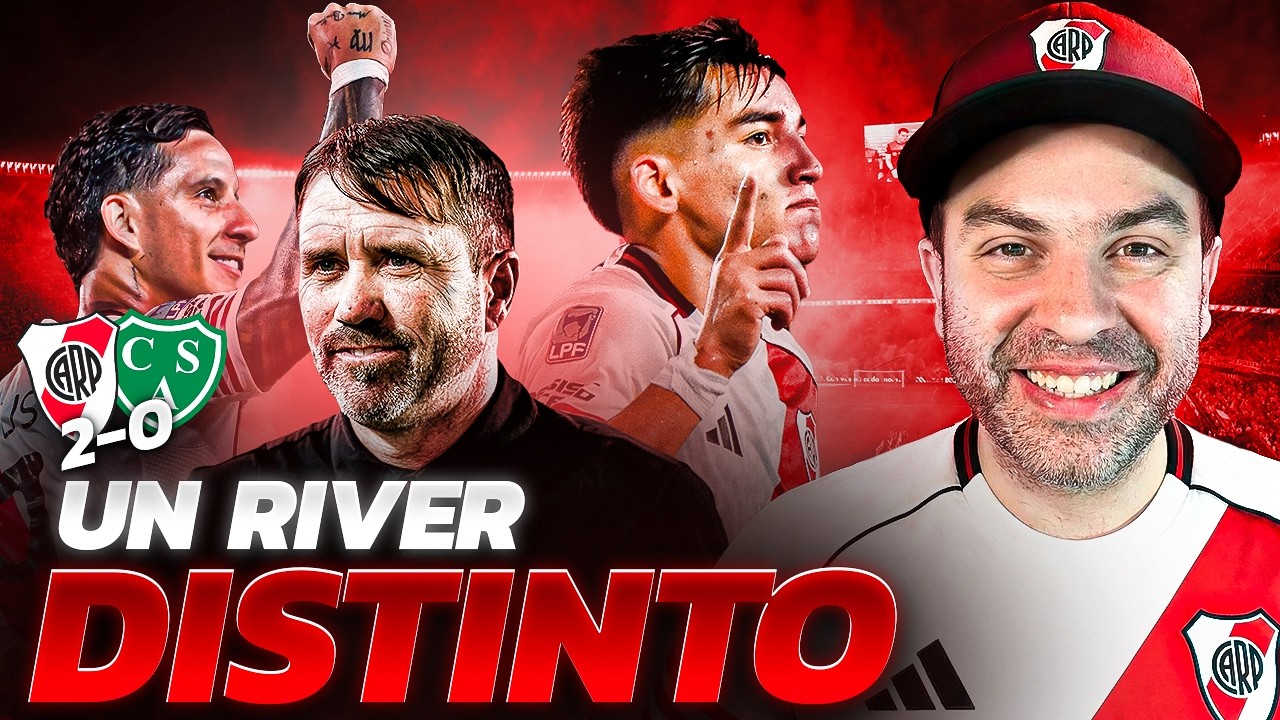 POR ESTO VOLVIÓ A GANAR EL RIVER DEL CHACHO COUDET (2-0 ANTE SARMIENTO)