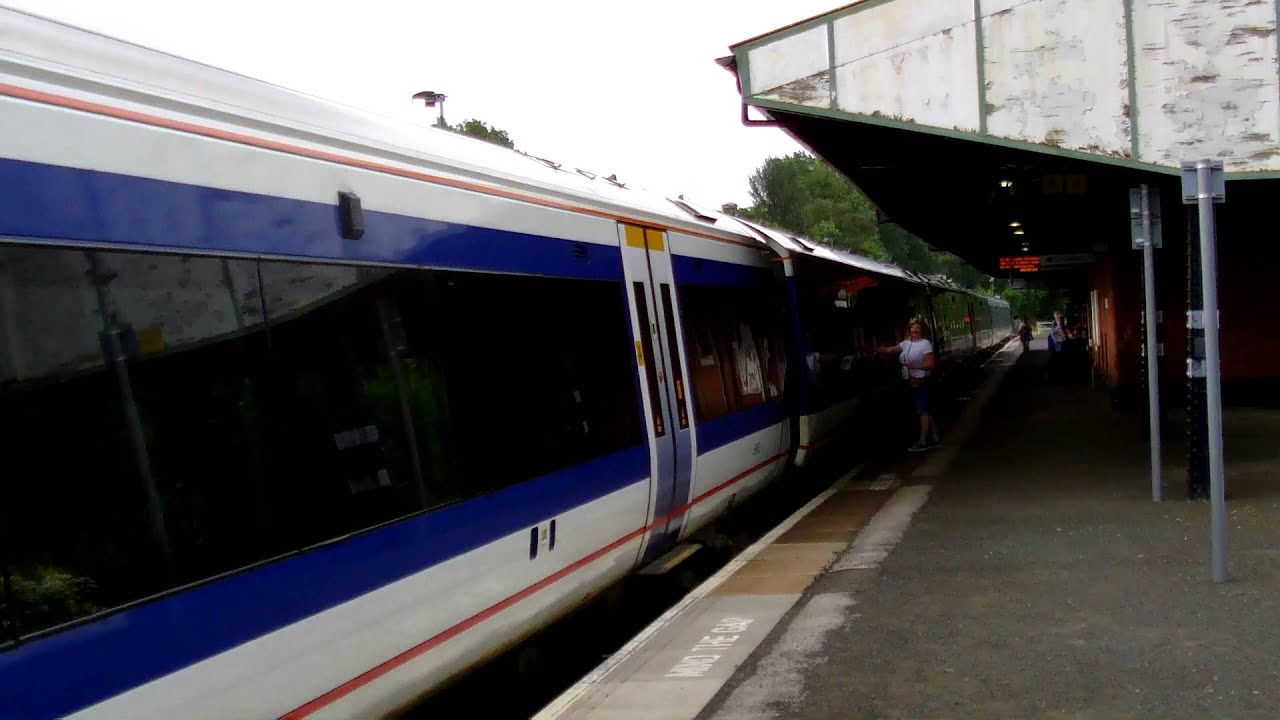 (HD) **Rare** Chiltern 168 EMERGENCY STOP @ Stourbridge Junction 21/06/14