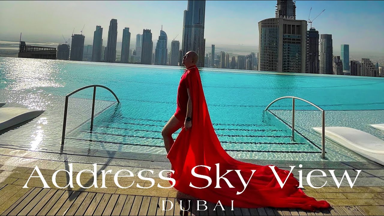 Address Sky View | Dubai | Infinity pool | Birthday Vlog