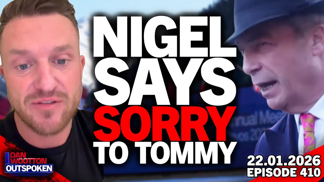 🚨LIVE! NIGEL FARAGE SAYS SORRY TO TOMMY ROBINSON AT WEF FOR FALSE ASSAULT CLAIM ABOUT HIS EX-WIFE🚨