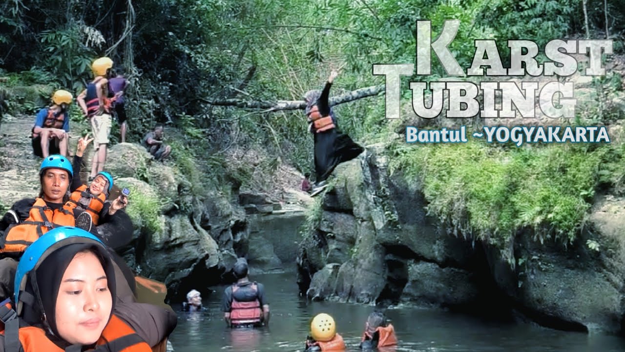 Wisata Air Bantul Yogyakarta || KARST TUBING
