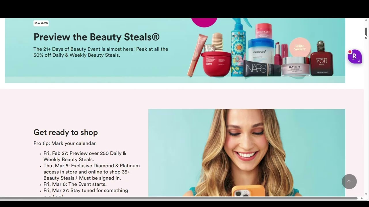 Ulta Beauty- 21 Days of Beauty- March 2026