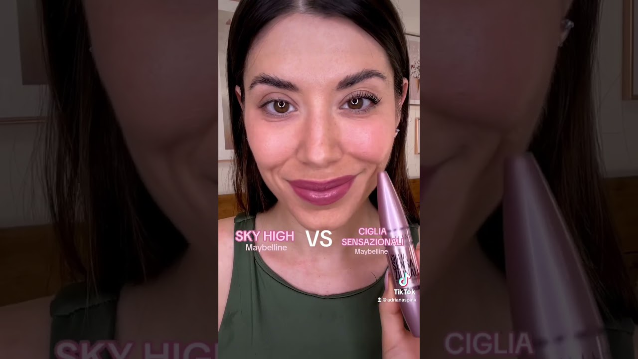 &Egrave; MEGLIO SKY HIGH o CIGLIA SENSAZIONALI MAYBELLINE? SFIDA TRA 2 MASCARA!