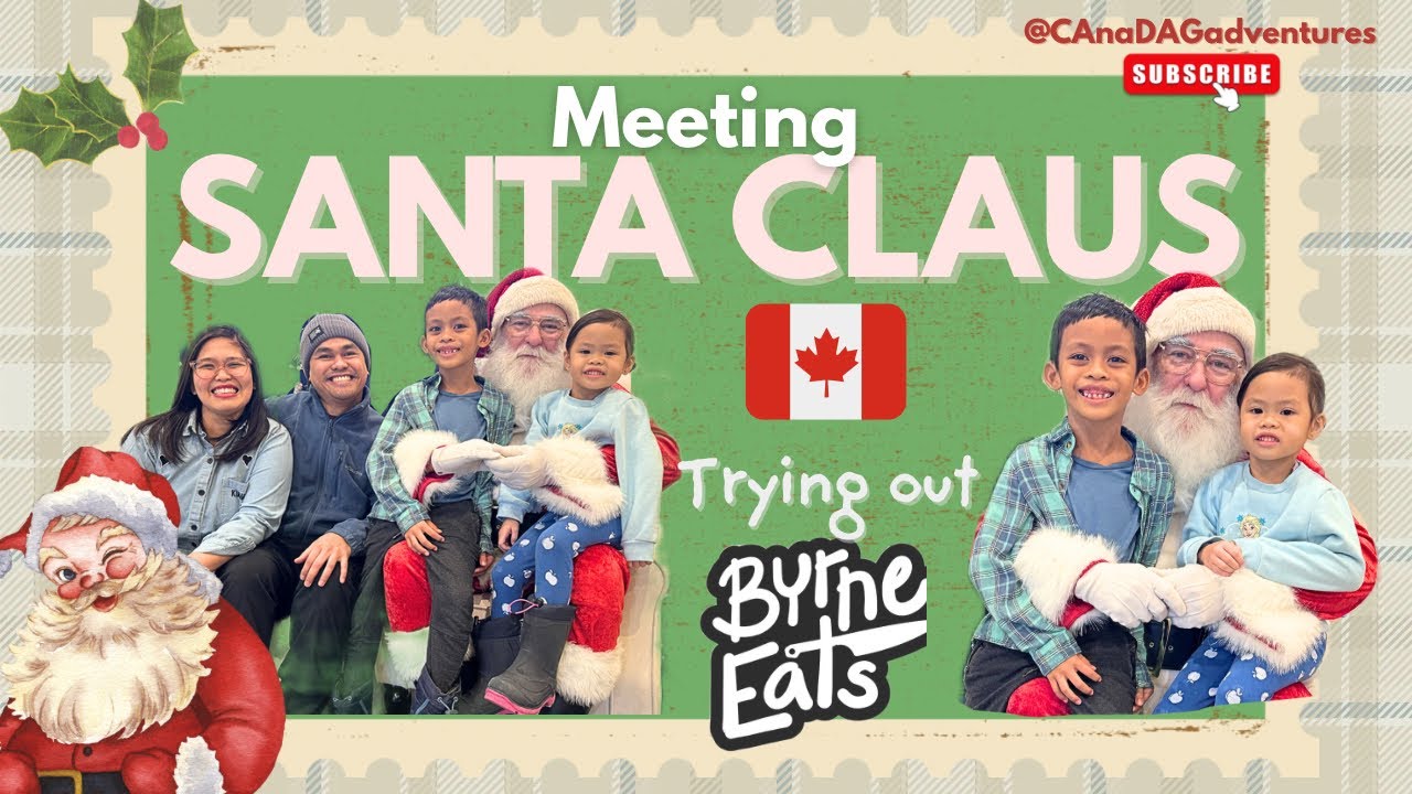Meeting Santa at London Children’s Museum | Trying out Byrne Eats | London, ON
