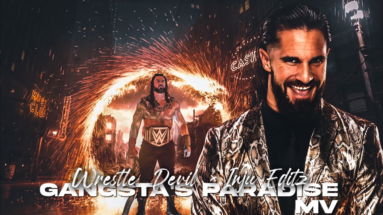 WWE Seth Rollins X Roman Reigns Music Video - Gangsta's Paradise |  WWE MV (Collab W/Inju Editz)