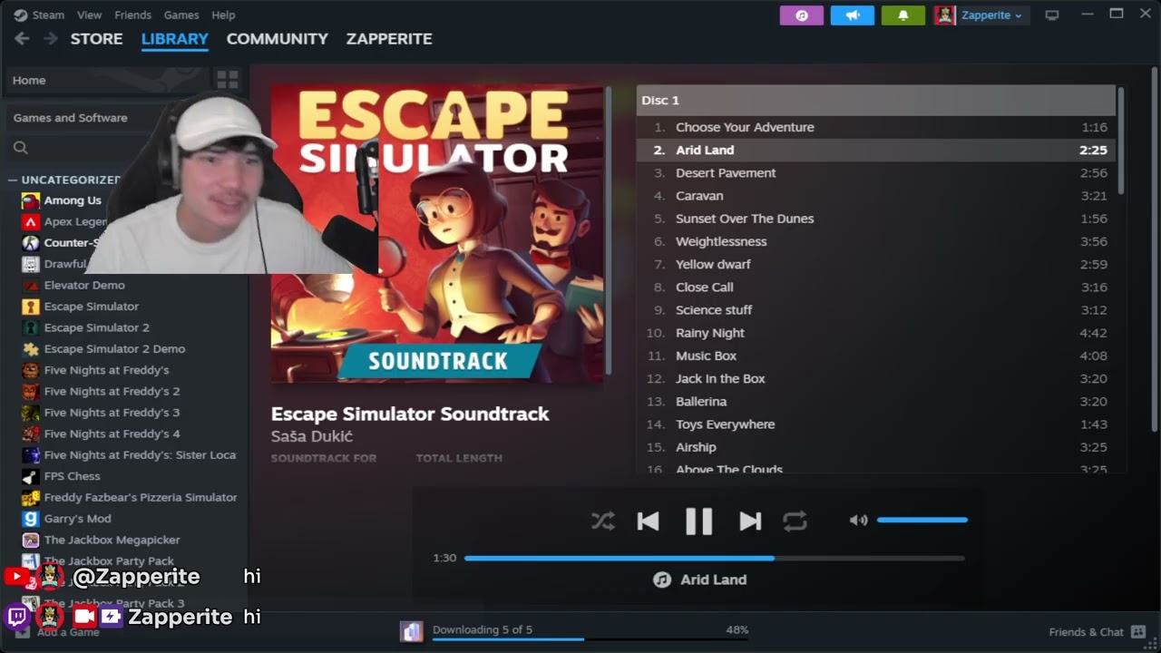 (LIVE STREAM) Ranking EVERY Escape Simulator OSTs Part 1