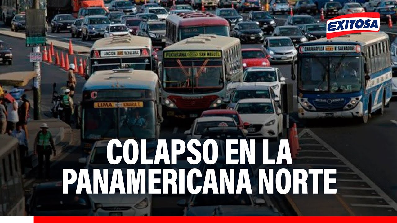 🔴🔵 Colapso en la Panamericana Norte: Intenso tránsito de trailers se registra a diario