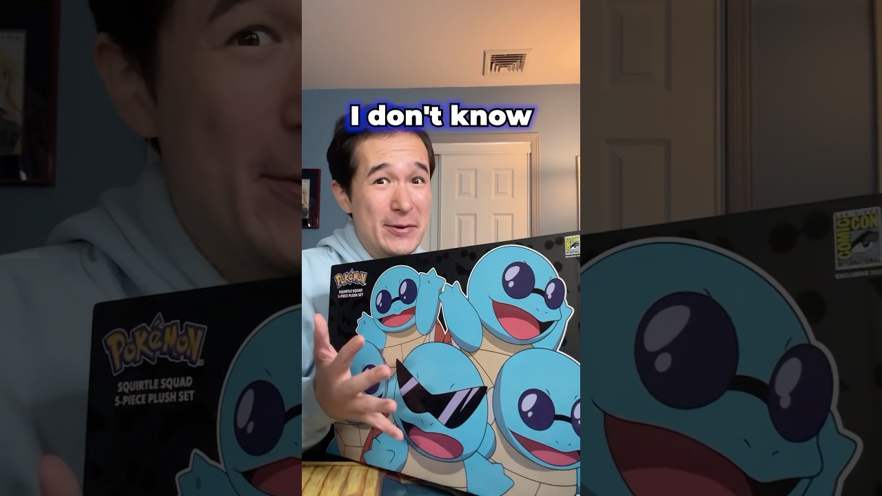 Pok&eacute;mon&rsquo;s SDCC Exclusive Plush Set is CRAZY 👀🤯 (Jazwares Squirtle Squad)