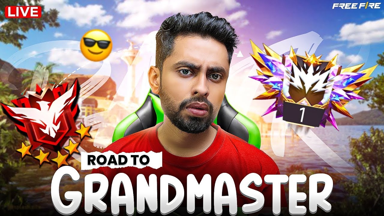 Free Fire Gold to Grandmaster Live Rank Push #freefire #shortsfeed #shorts #short