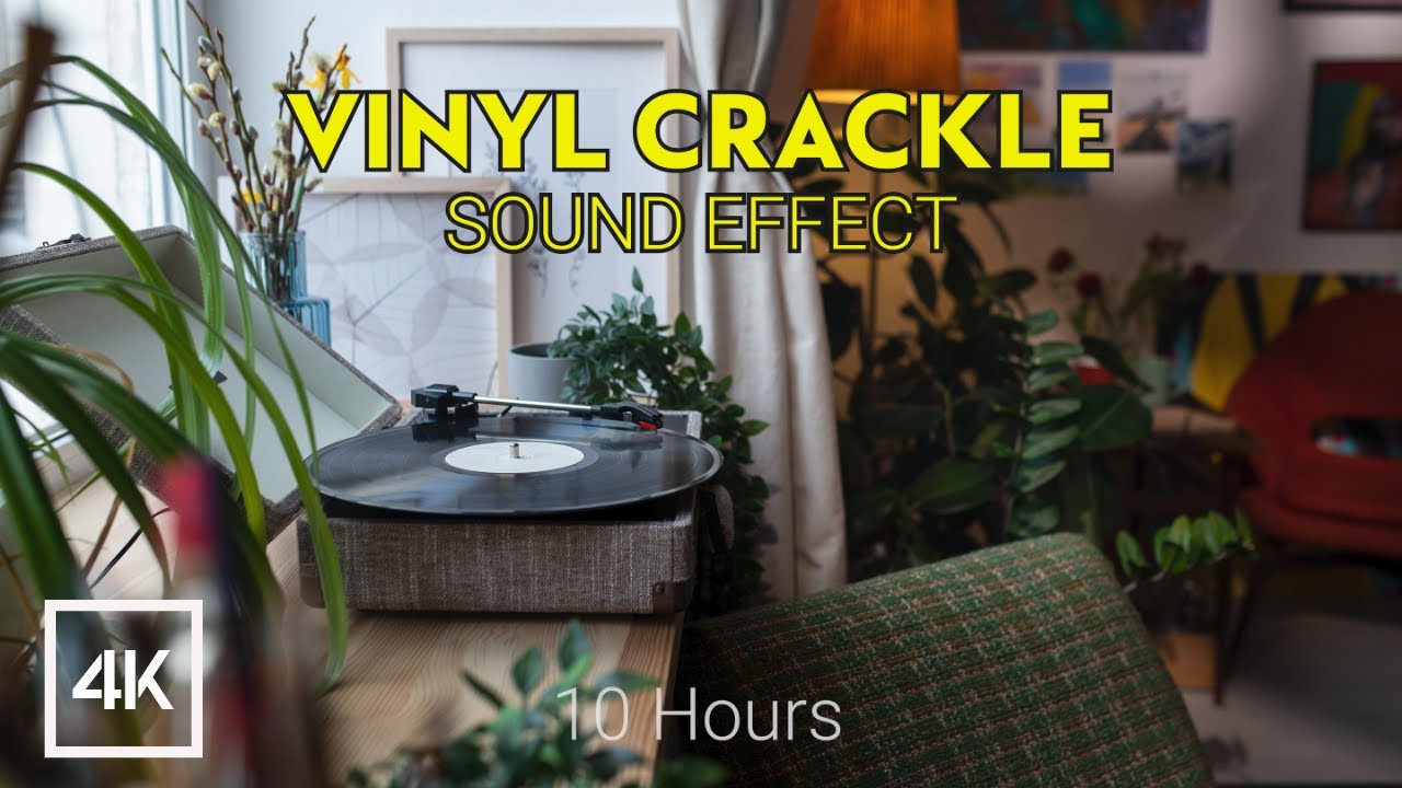 Vinyl Crackle | Record Player White Noise | Vinyl Crackling 10 hours