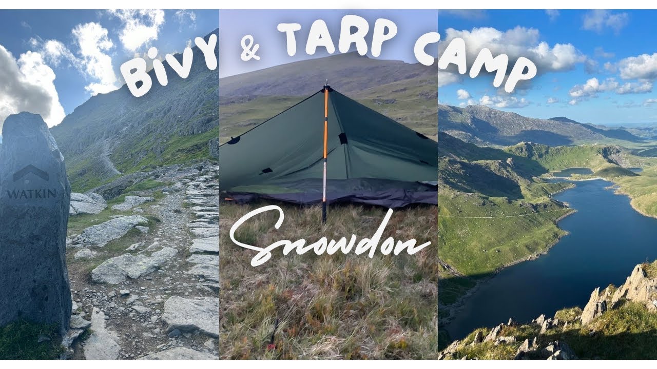 Bivy & Tarp camp | Snowdonia | Hiking the tallest mountain in Wales | Bivvy camp