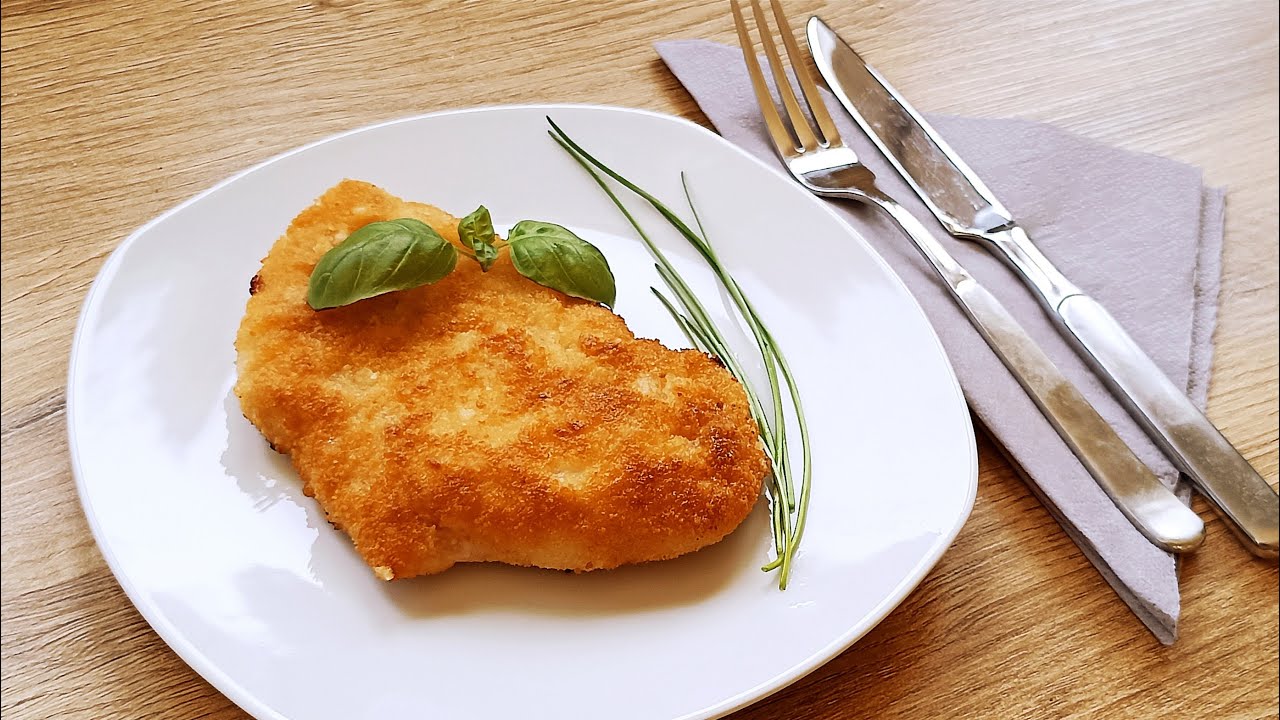 Шницель из индейки, панированный и жареный. Просто, быстро и вкусно! #мясо индейки, блюда из индейки
