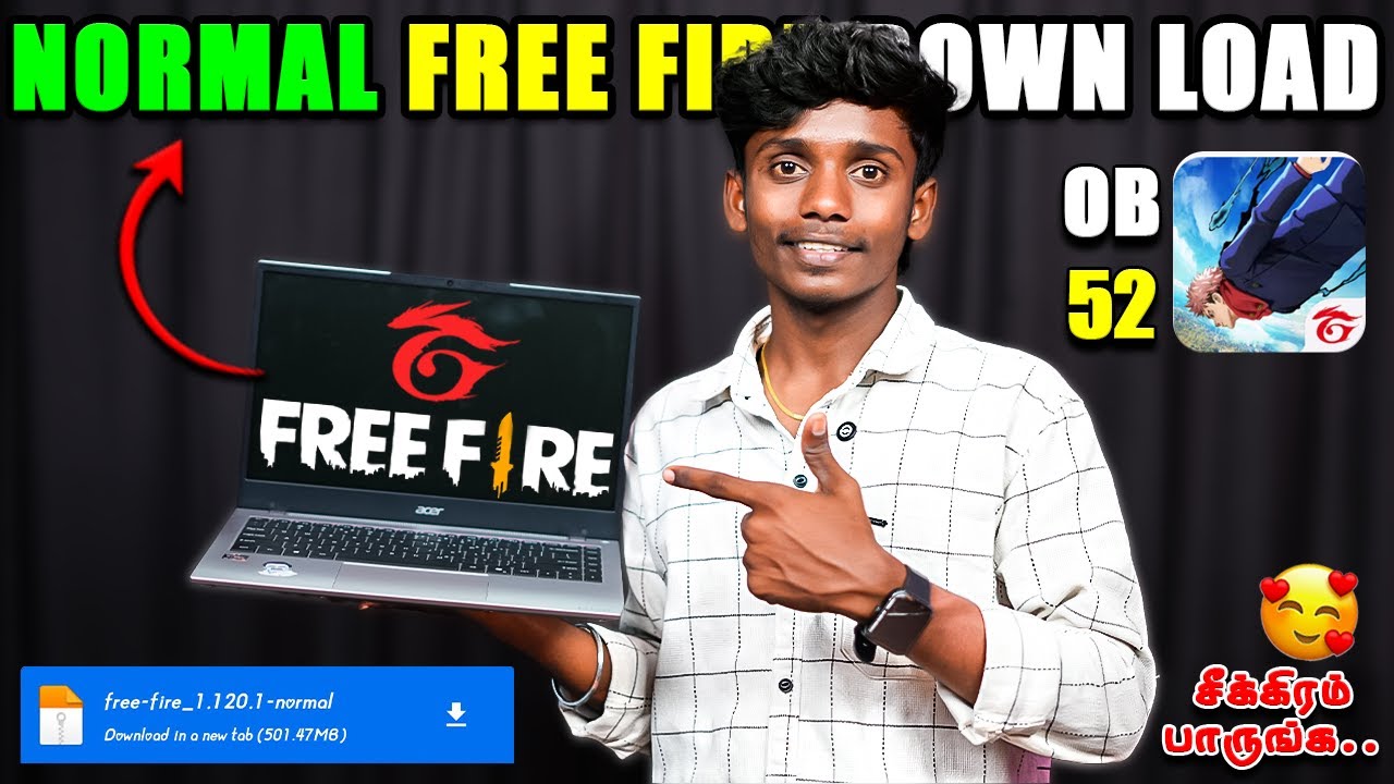 OB52 NORMAL FREE FIRE DOWNLOAD LINK IN TAMIL 🤯 | FREE FIRE OB52