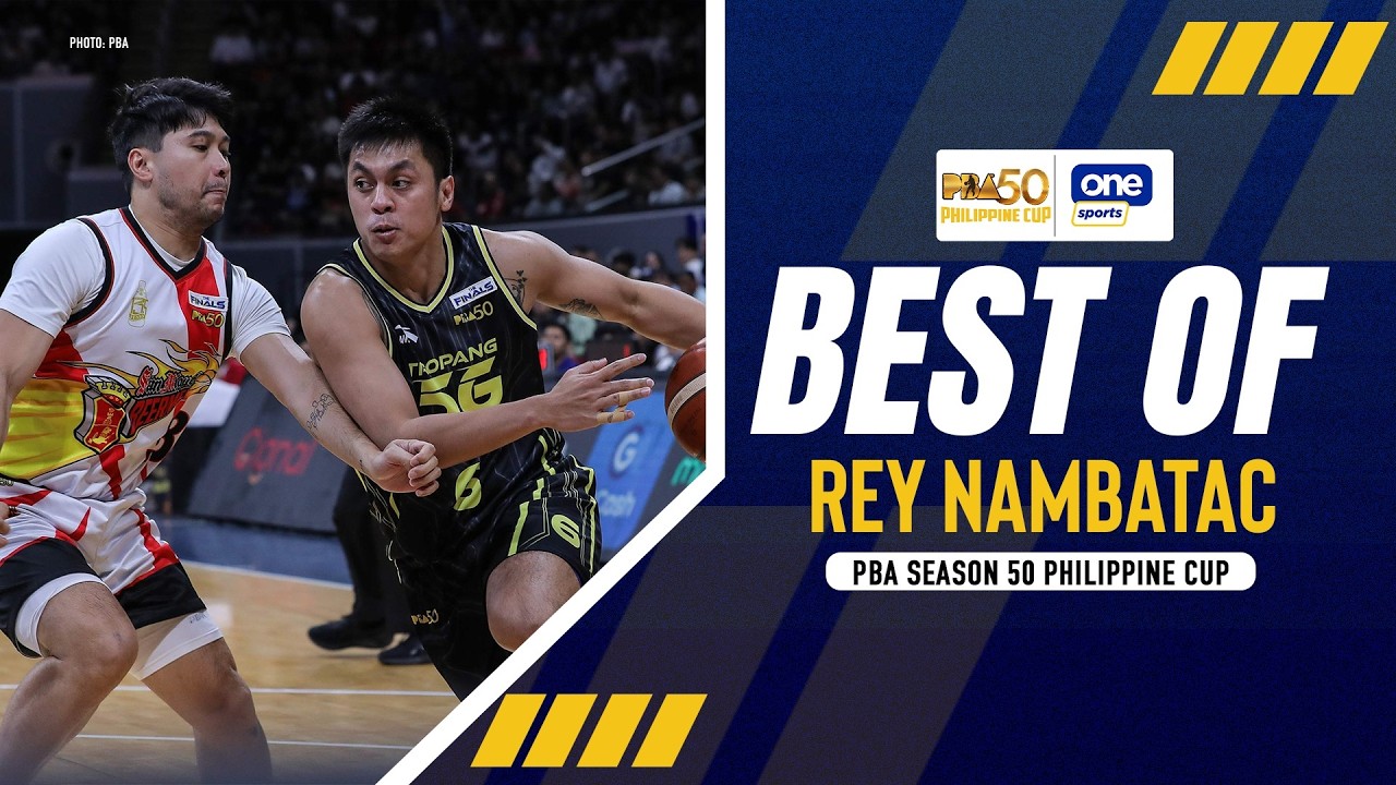 BEST OF REY NAMBATAC | TNT TROPANG 5G | PBA SEASON 50 PHILIPPINE CUP