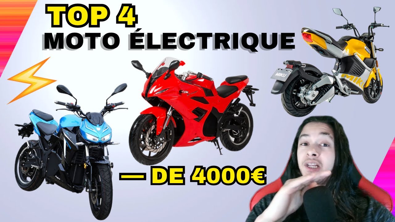 TOP 4 meilleure MOTO &Eacute;LECTRIQUE 125cc &agrave; MOINS DE 4000&euro; !! (&Eacute;quivalent 125cc)