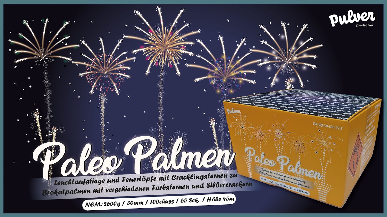 Pulver Pyrotechnik Paleo Palmen / PP-VB-30-100-02