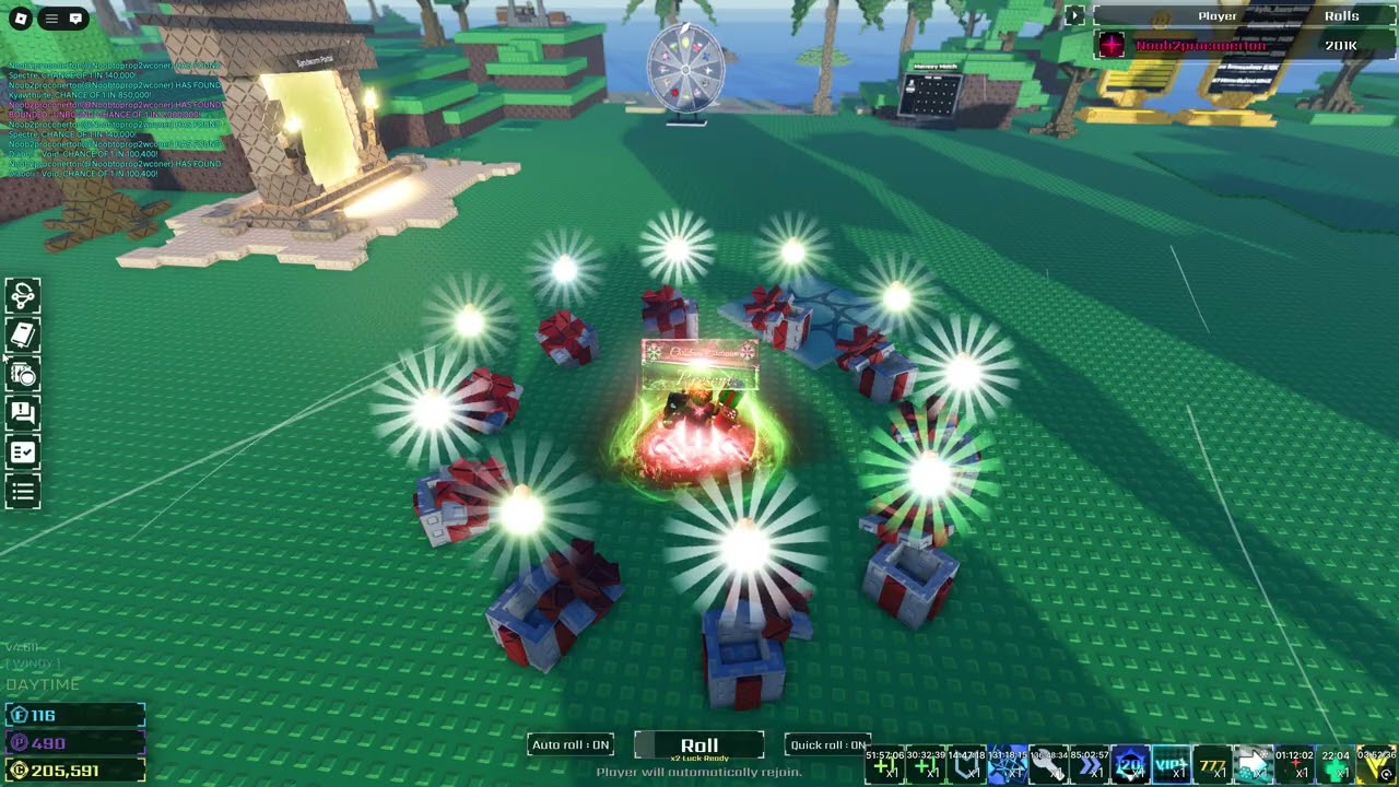 Opening a ton of stuff in sols rng