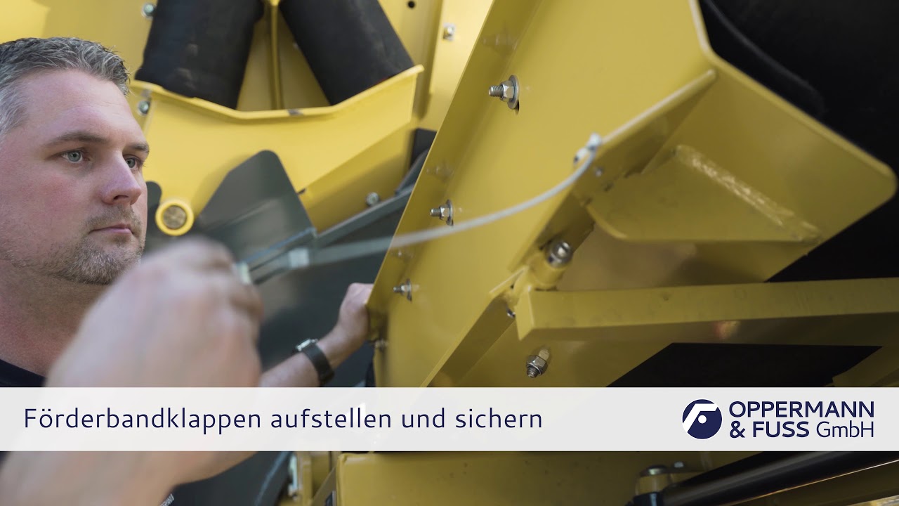 Keestrack K4 - Bänder ausklappen