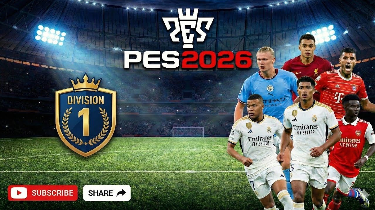 Pes2026 Mobile Game Division Match, Efootball 2026 Mobile Game Division 4 To Division 1