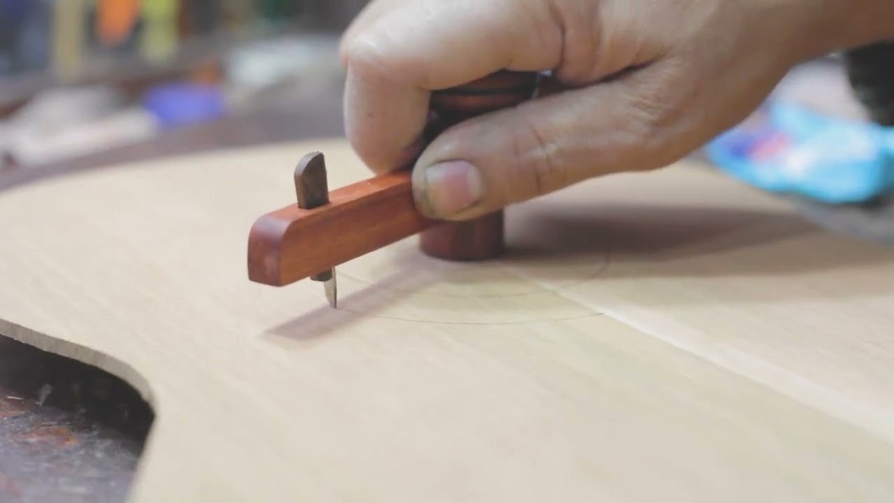 Compás para boca (roseta) de guitarra - Por Jose Luis Cardozo