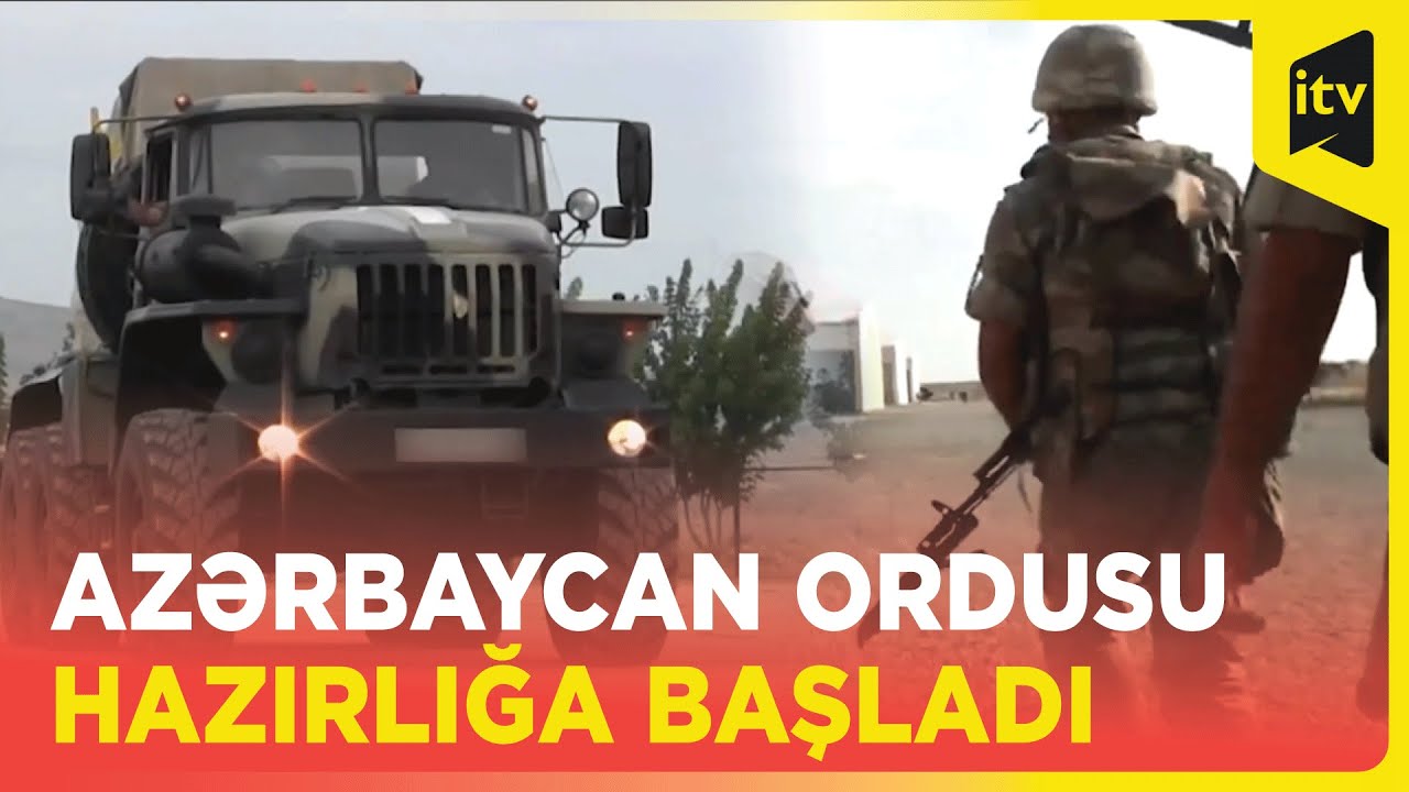 Azərbaycan Ordusunda məşqlər davam edir