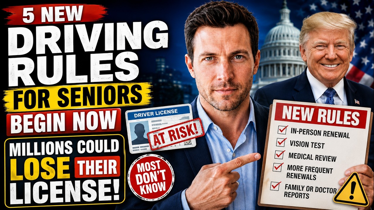 5 NEW Driving Rules for Seniors Begin NOW &mdash; Millions Could LOSE Their License (Most Don't Know)