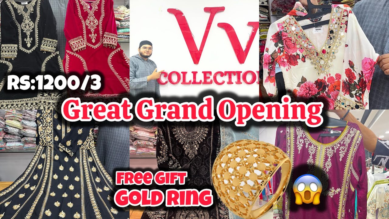 GREAT GRAND OPENING || Gold Ring Free 🔥” Imported Co Ordsets & Branded Pakistani Suits Available 