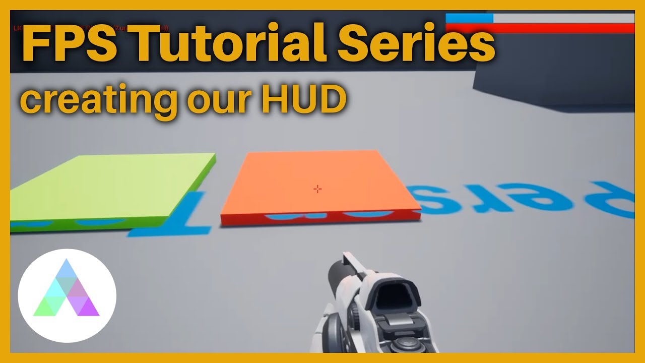 Unreal Engine 4 - HUD Player Stats - FPS Tutorial Series 008