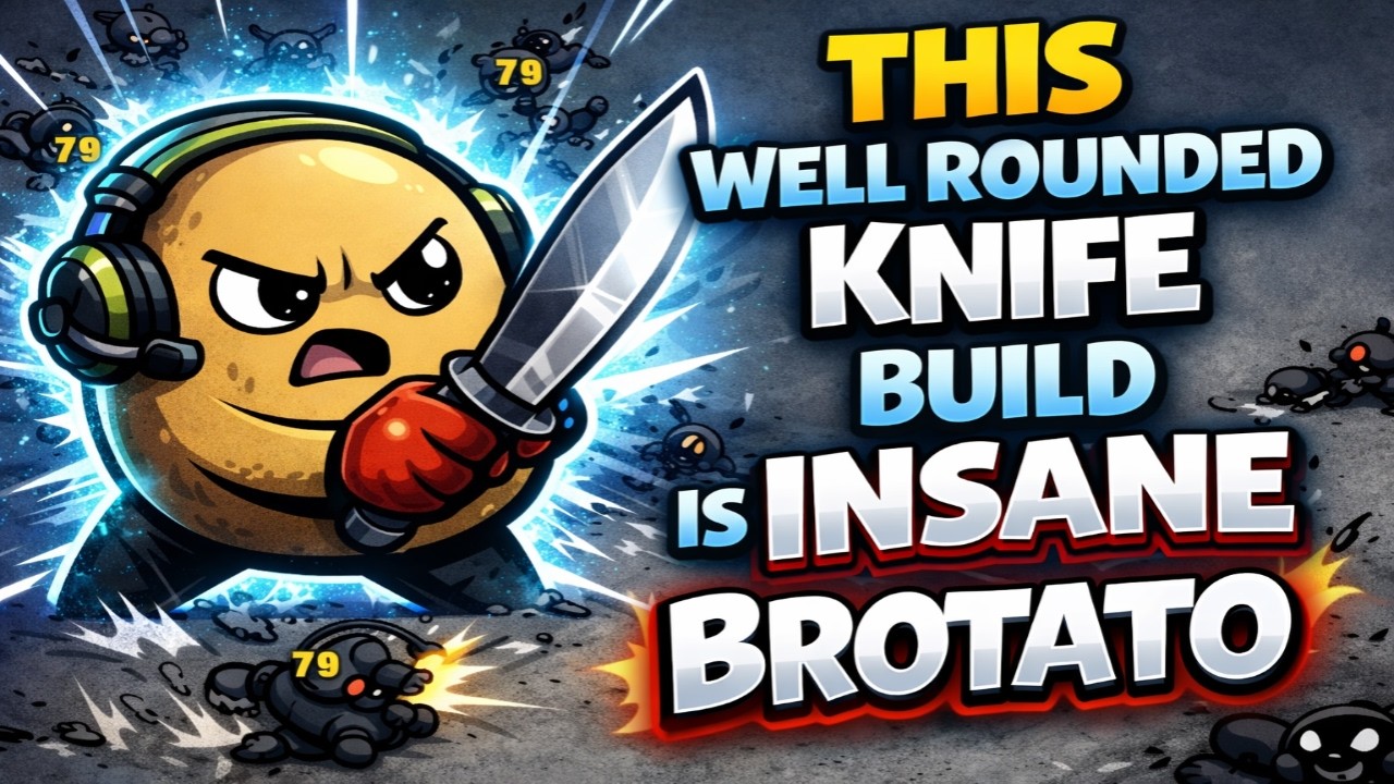 This Well Rounded Knife Build Is INSANE | Brotato