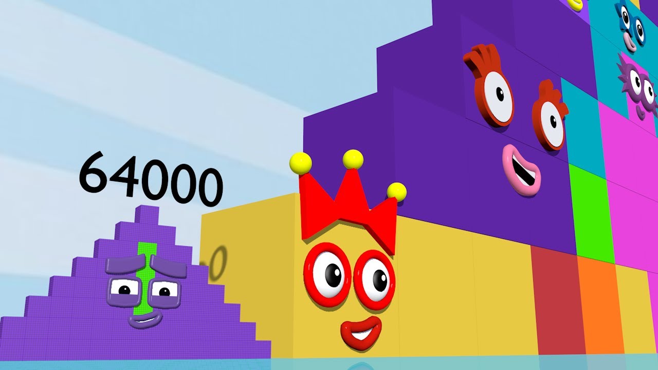 New Meta Numberblocks StepSquad Standing Tall 1 vs 500 vs 64,000,000 Numberblocks Numbers Pattern