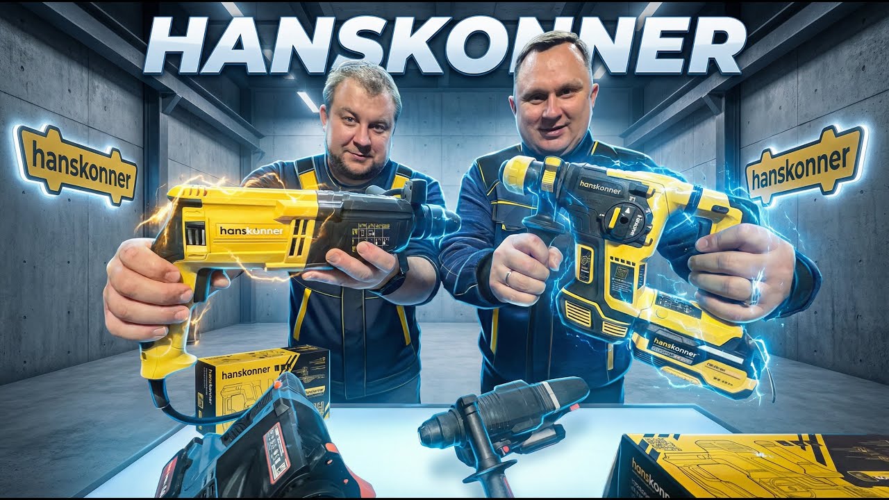 Перфораторы HANSKONNER. Попробуем...