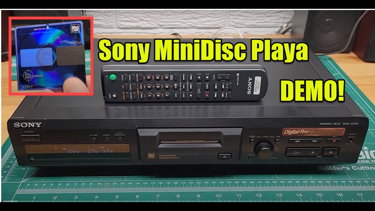 Sony MiniDisc Player DEMO MDS-JE330