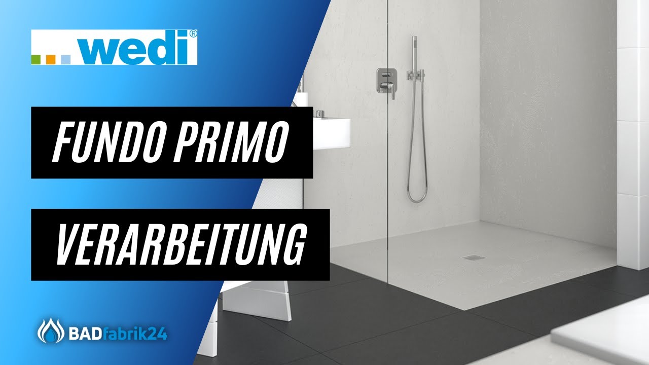 Wedi - Fundo Primo Verarbeitung