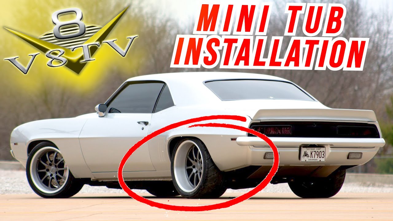 Mustang and Camaro Mini Tub For Bigger Tires Install Tips at V8 Speed and Resto Shop
