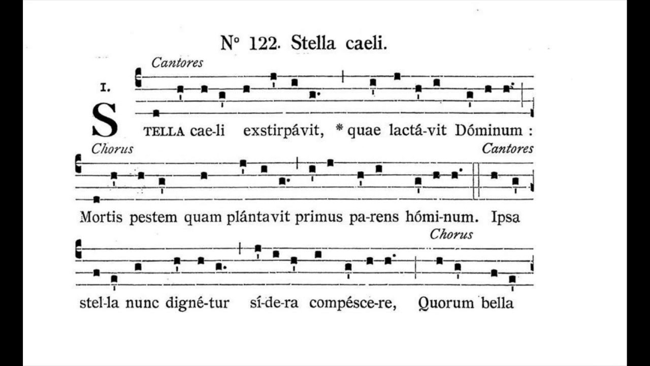 Stella caeli extirpávit. Canto Gregoriano. Contra la peste/ Coronavirus.