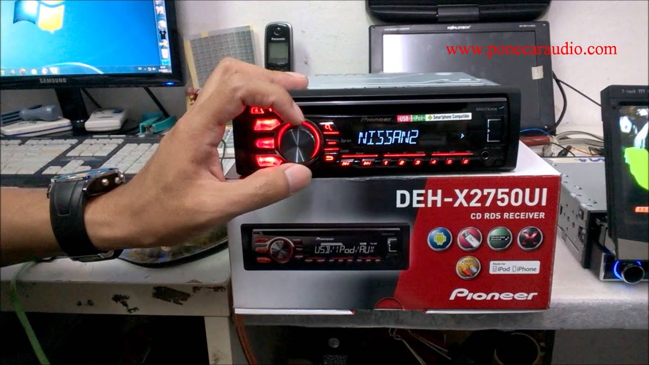 Reviewวิทยุเครื่องเสียงติดรถยนต์ PIONEER DEH-X2750UI CAR AUDIO 2015