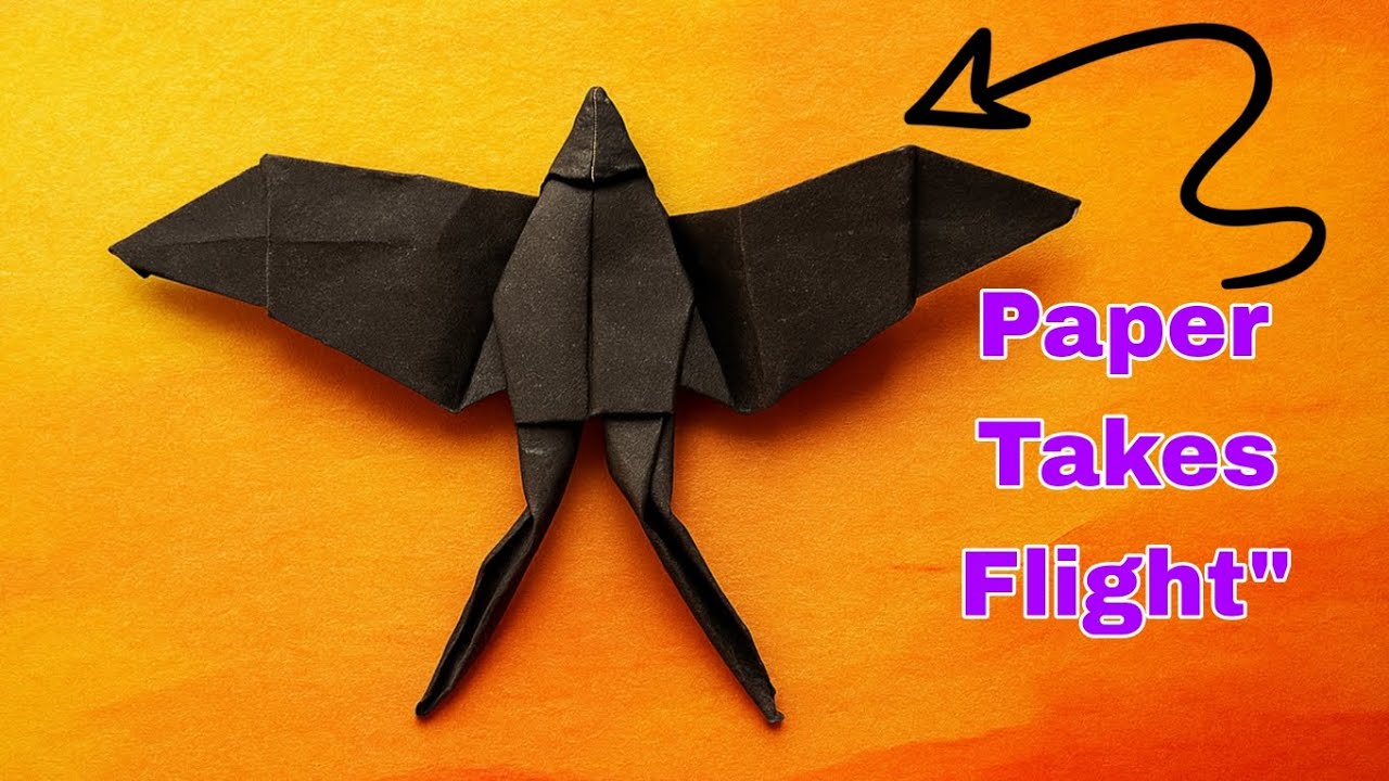 How to Make an Origami Swallow | Easy Paper Bird Tutorial