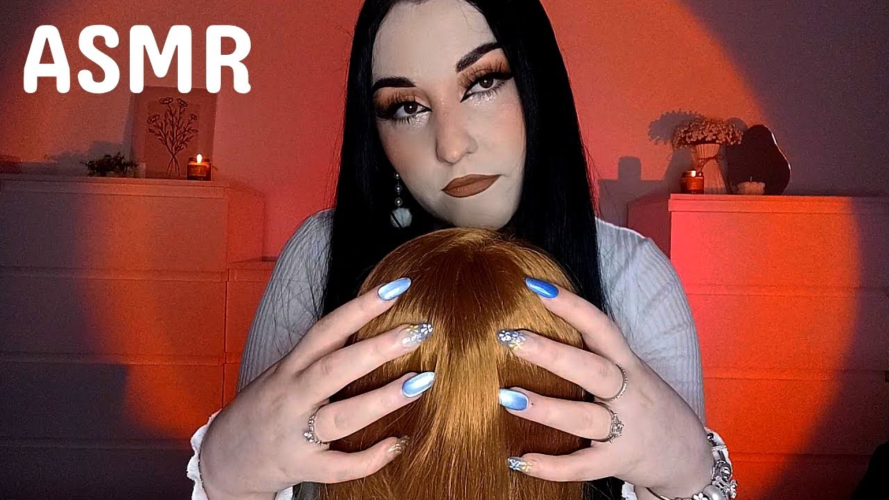 ASMR 💤 Relaxing Hair Play 💆‍♀️ (scalp massage, hair brushing, hair clipping, etc) 🎀