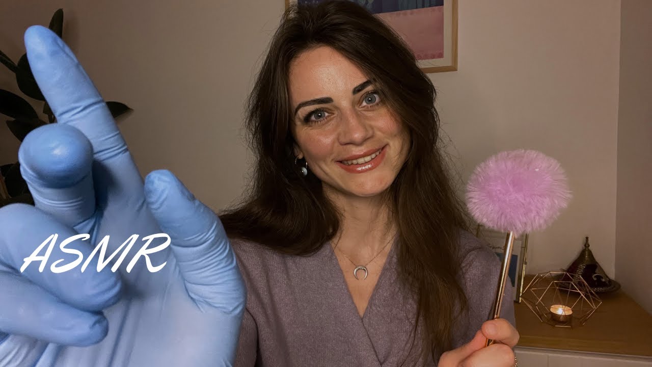 ASMR français ☽ ROLEPLAY - clinique ASMR - test des 5 sens RELAXANT (multidéclencheur)