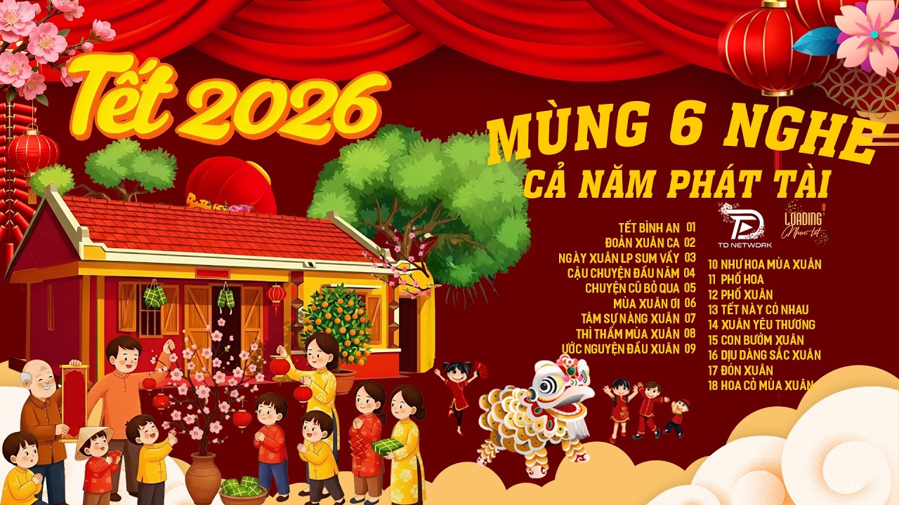 MÙNG 6 TẾT MỞ NHẠC NÀY ĐÓN TÀI LỘC ĐẦY NHÀ - Lk Nhạc Tết EDM Tiktok Hay Nhất, Chào Xuân Bính Ngọ
