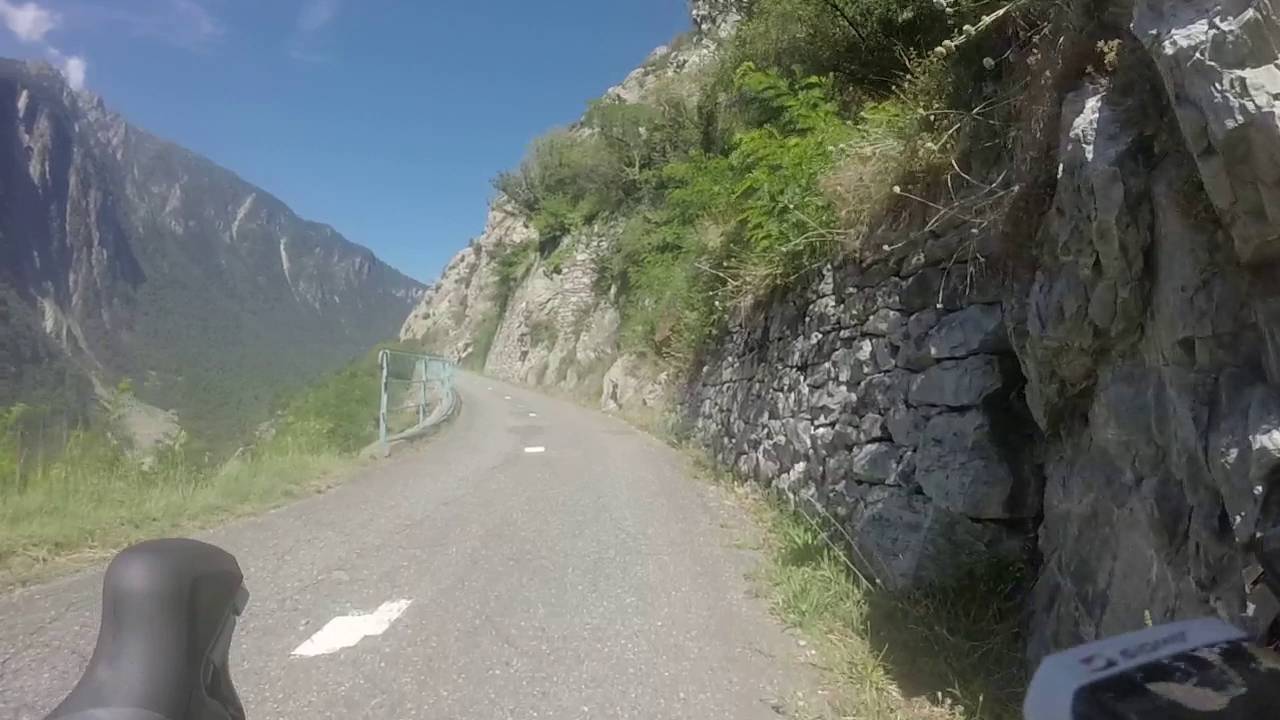 Les lacets de Montvernier en vélo