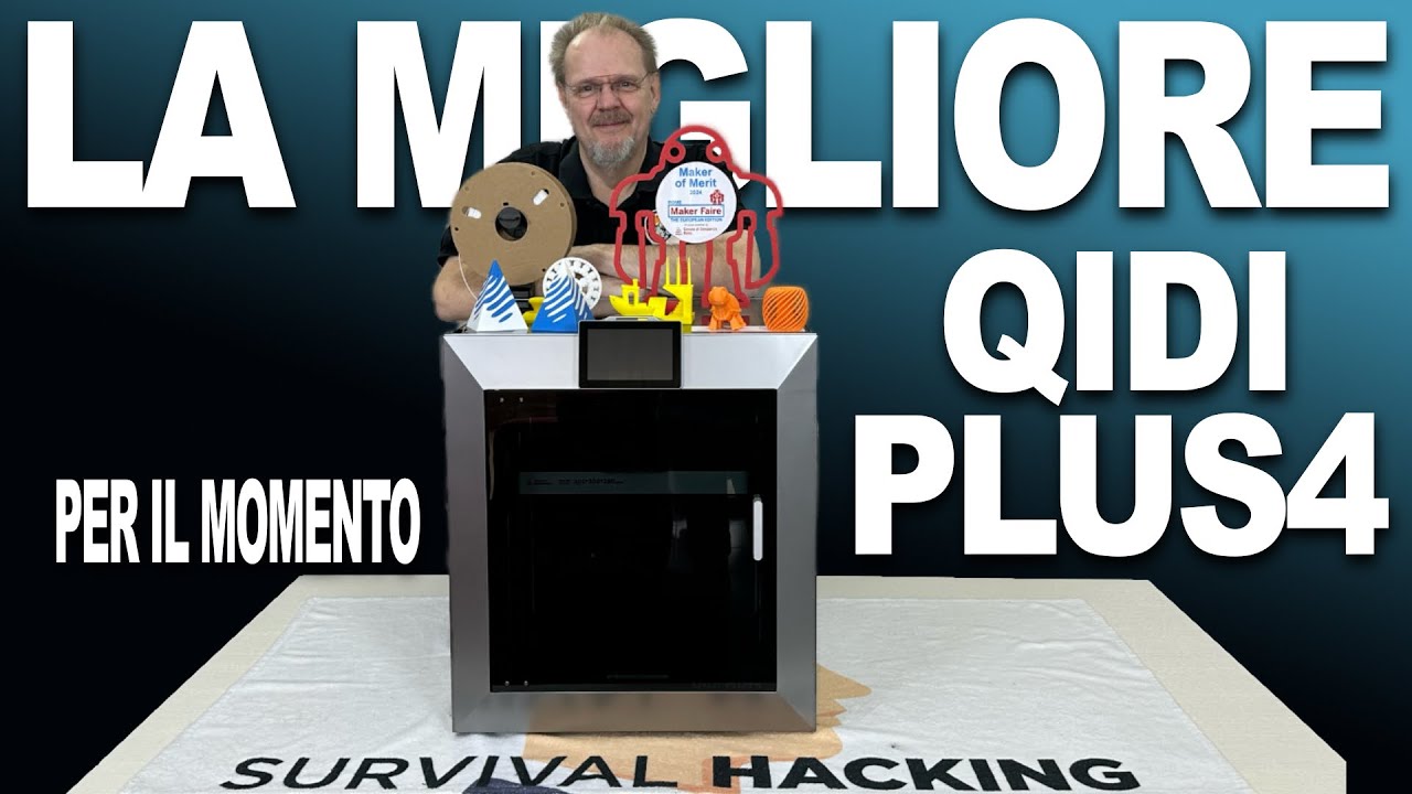 SHU51 - Unboxing QIDI PLUS4 - La migliore (per il momento)