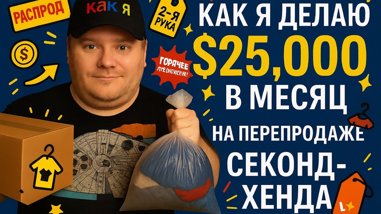 Как я делаю $25,000 в месяц на перепродаже секонд-хенда на eBay #ebay