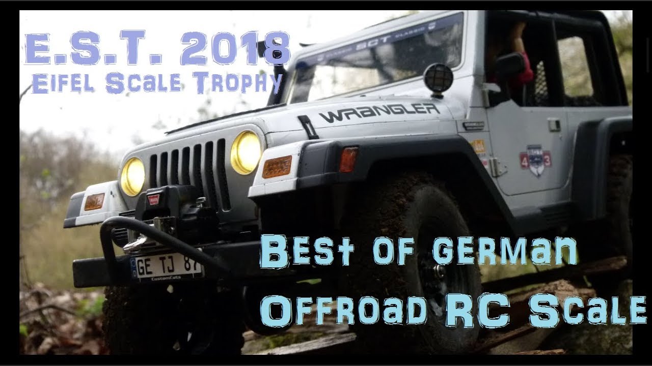 EST 2018 Eifel Scale Trophy RC Crawler Weekend RC4WD Modelex Jeep Defender Toyota