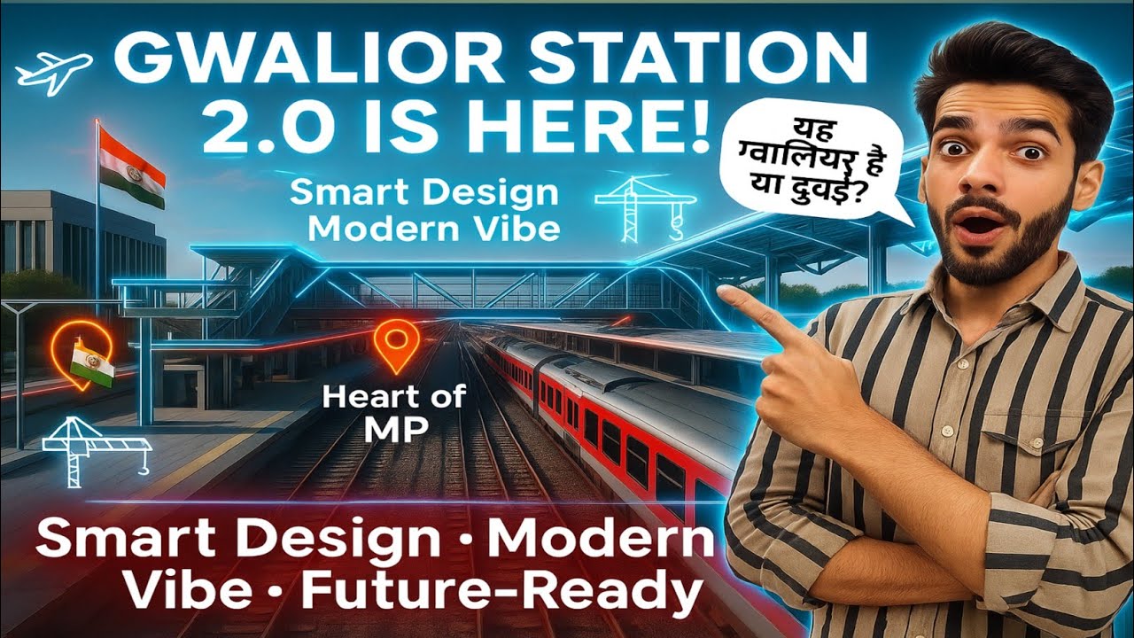 GWALIOR RAILWAY STATION VLOG नई जानकारी नई जगहें जहा आप आज तक नही गए / ग्वालियर स्टेशन recontraction